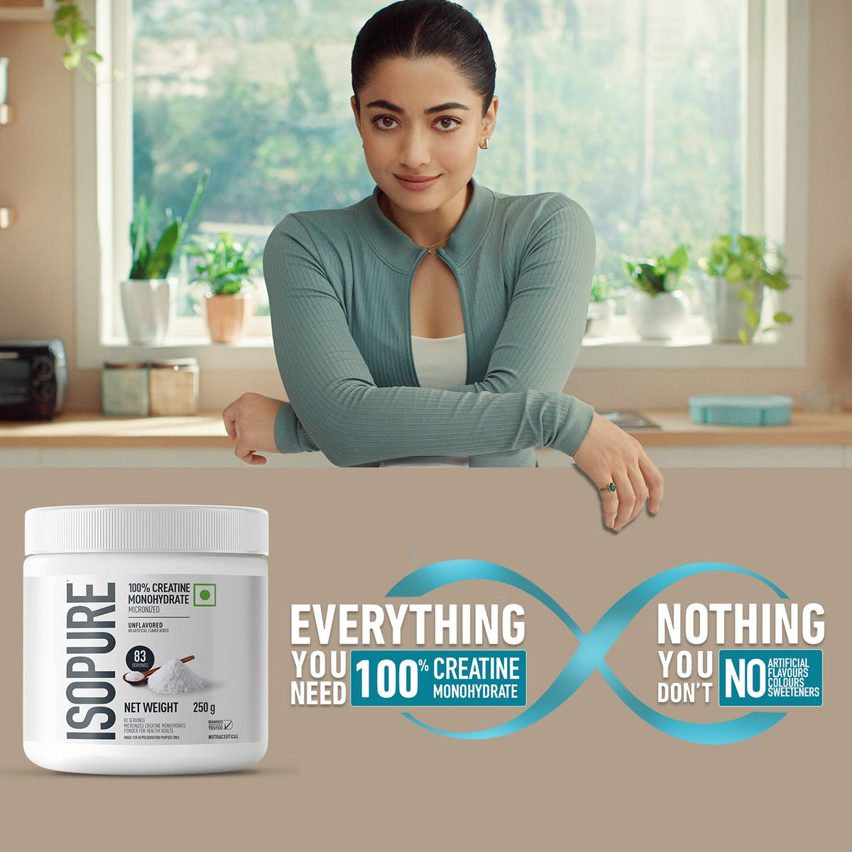 Isopure 100% Creatine Monohydrate Micronized, 250 g