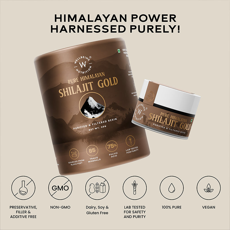 Pure Himalayan Shilajit Gold
