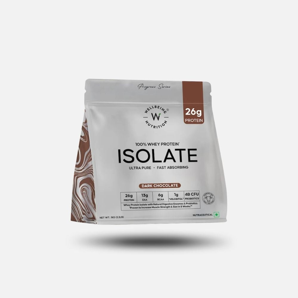 Wellbeing Nutrition Whey Protein Isolate 26 g, 1 kg