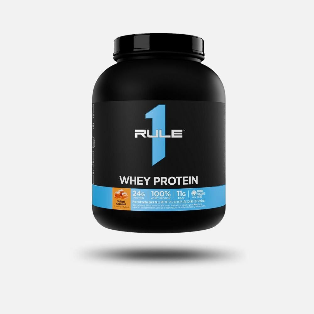 Rule 1 Whey Blend Protein Powder, Salted Caramel, 5 lb