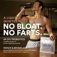 Whey Protein Isolate 26g | 1kg | 4B CFU Probiotics | Dark Chocolate