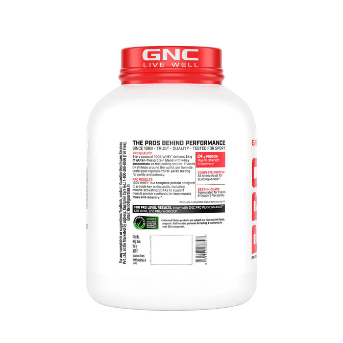 GNC Pro Performance 100% Whey (New Formulation)