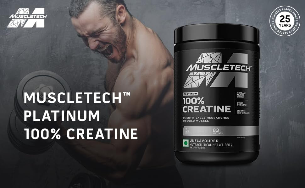 MuscleTech Platinum Creatine Micronized Powder | 83 Servings