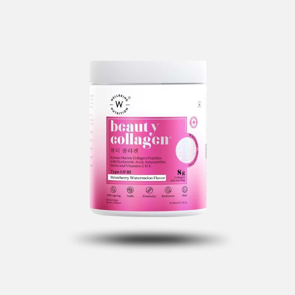 Wellbeing Nutrition Beauty Collagen with HLA & Biotin, 250 g
