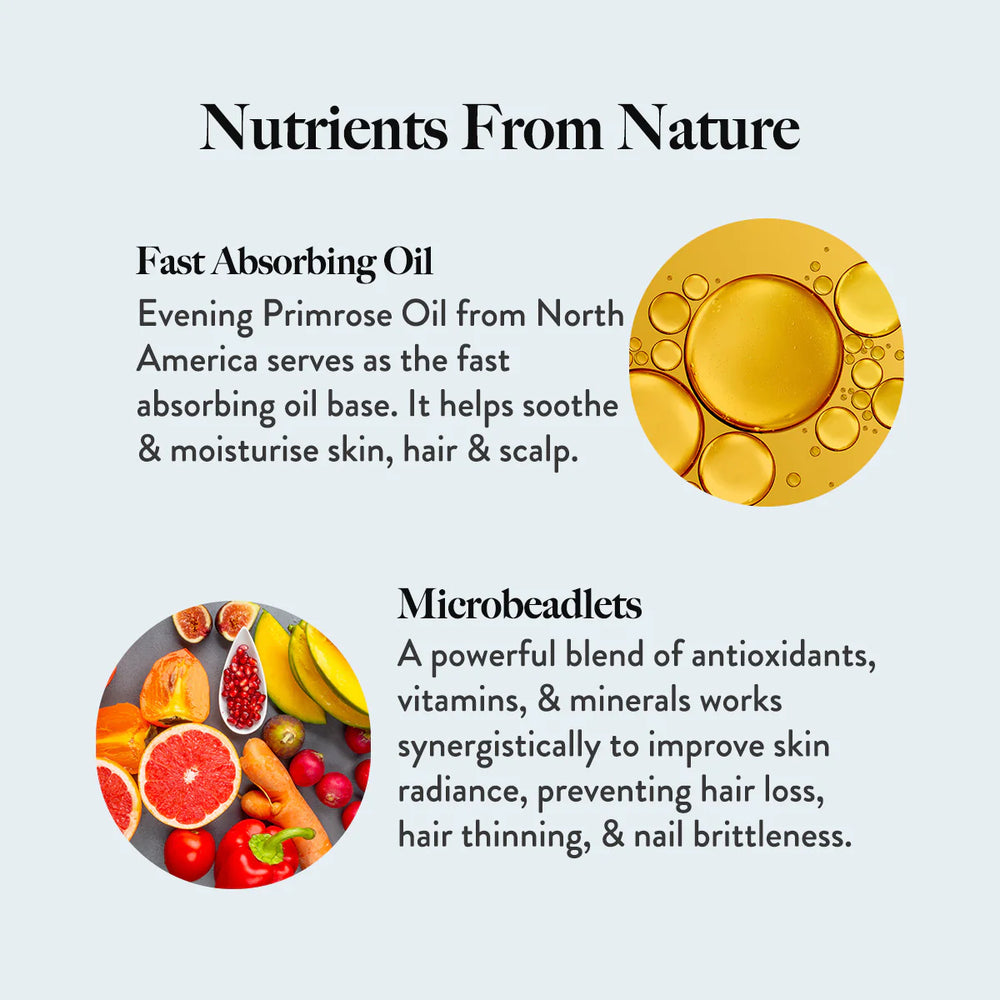 Slow Hair, Skin & Nails Supplement – Biotin + Glutathione Capsules