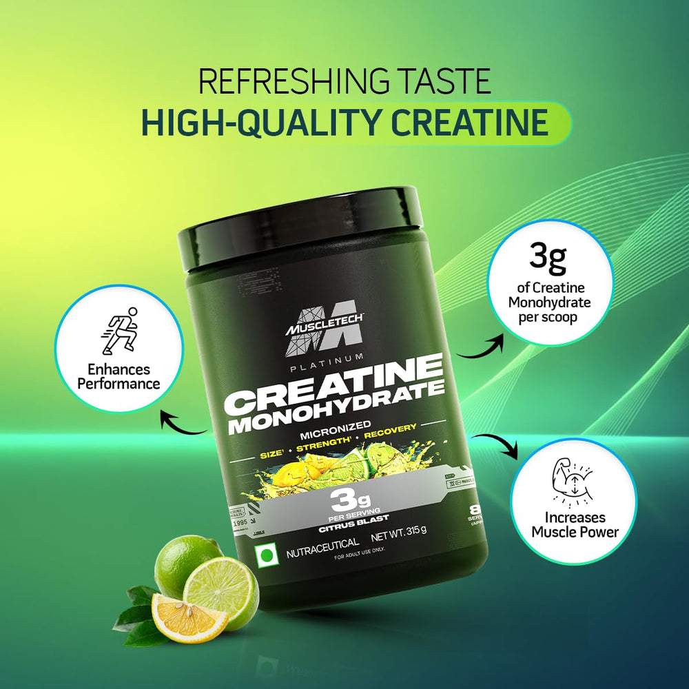 MuscleTech Platinum Creatine Micronized Powder | 83 Servings