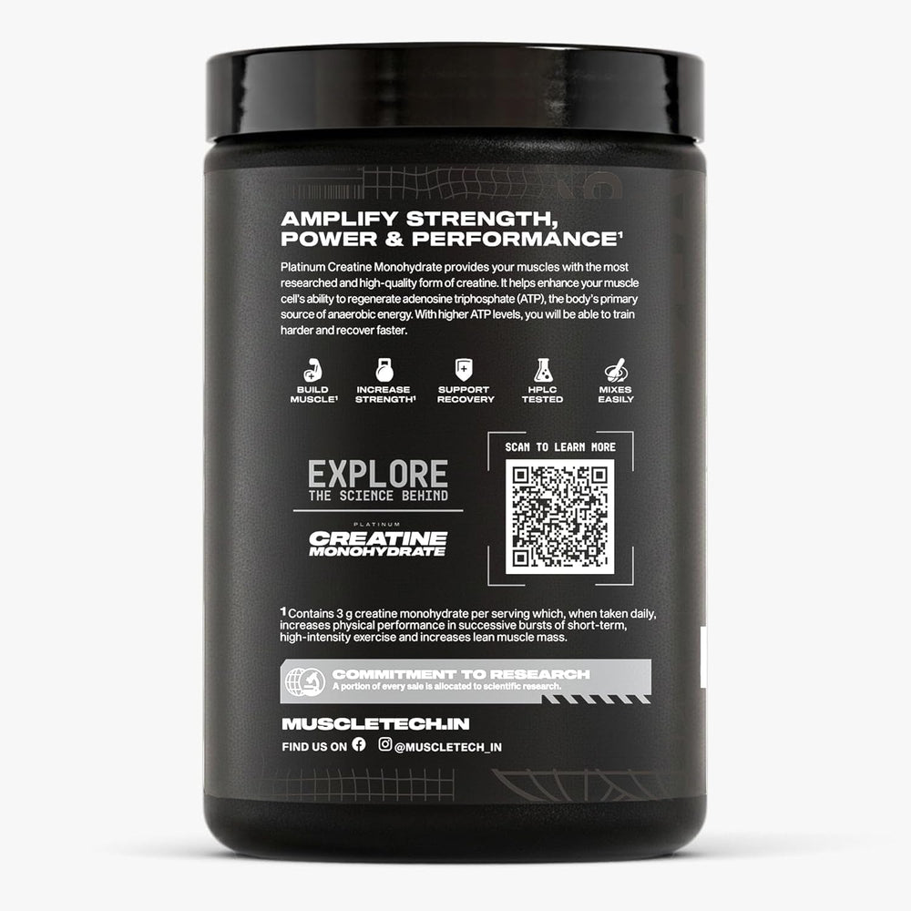 MuscleTech Platinum Creatine Micronized Powder | 83 Servings