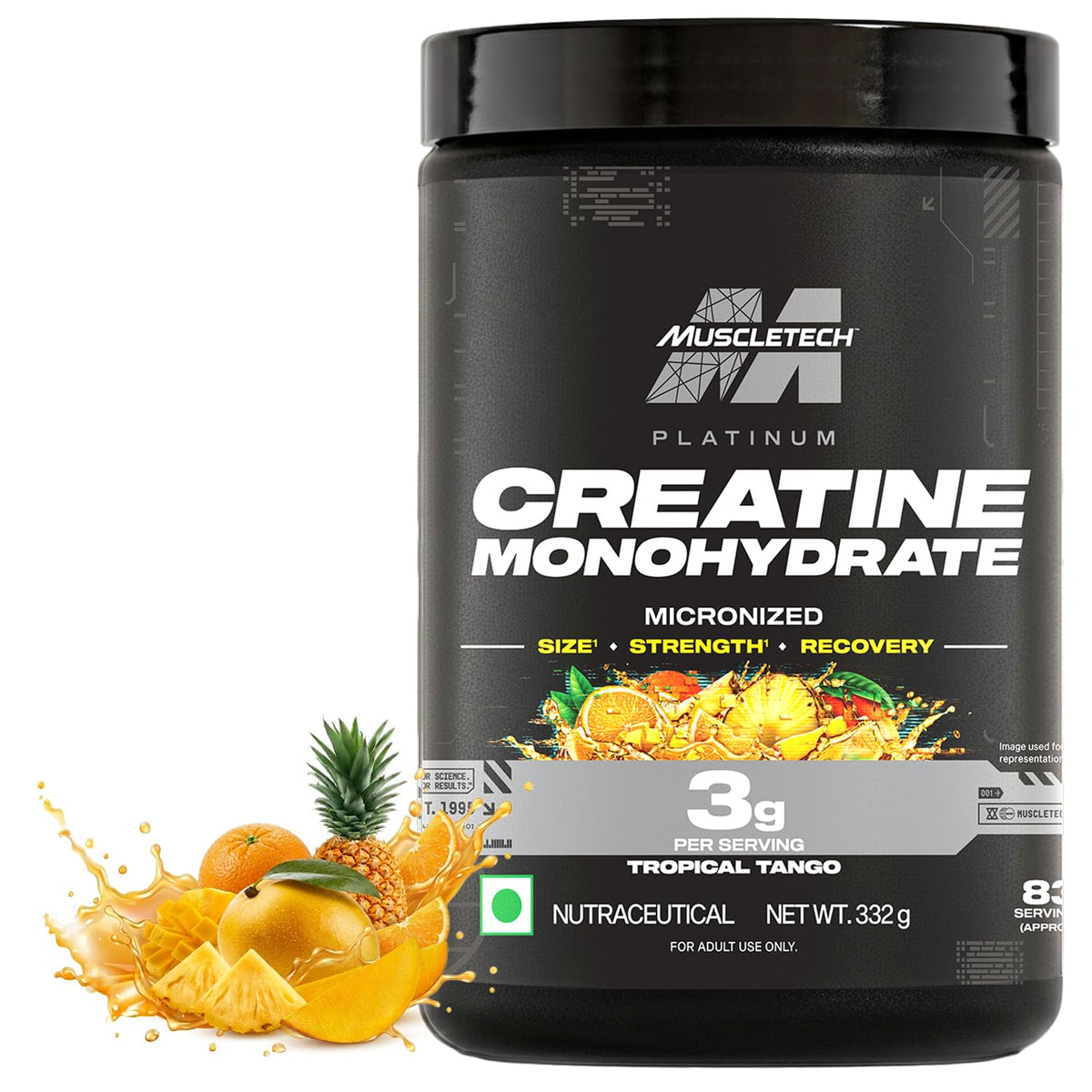 MuscleTech Platinum Creatine Micronized, 83 Servings