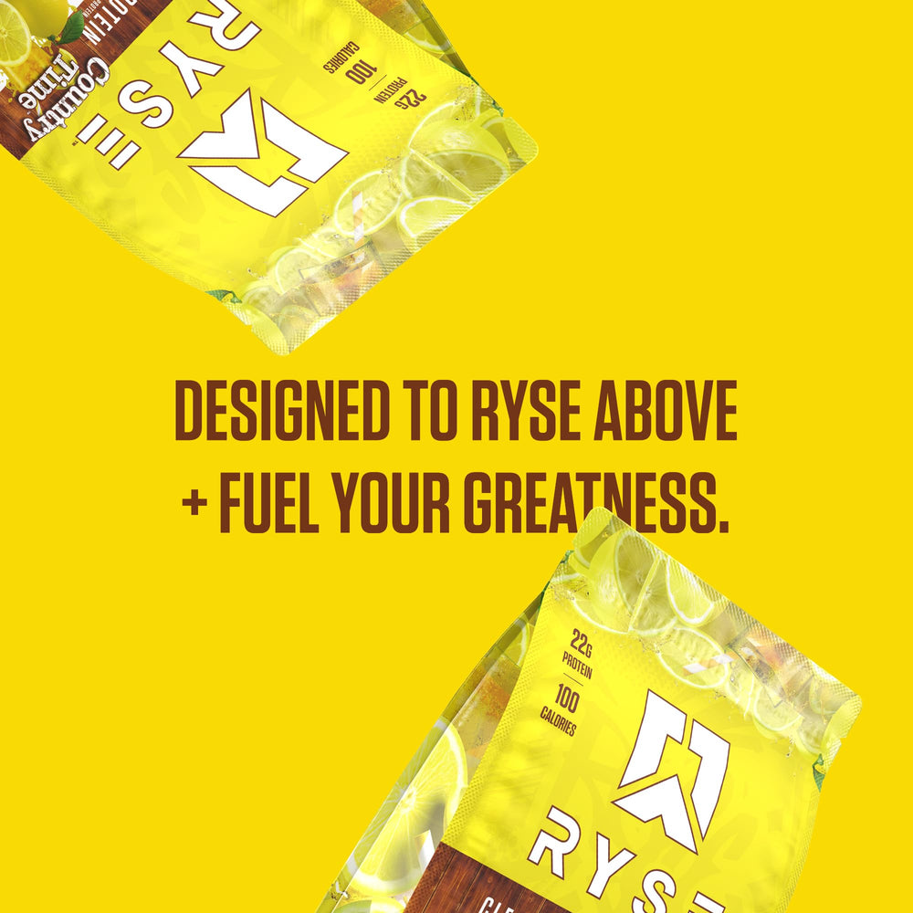 Ryse Clear Whey Isolate Protein Powder - 100 Calories, Zero Sugar, Zero Artificial Colors - 20 Servings Bag