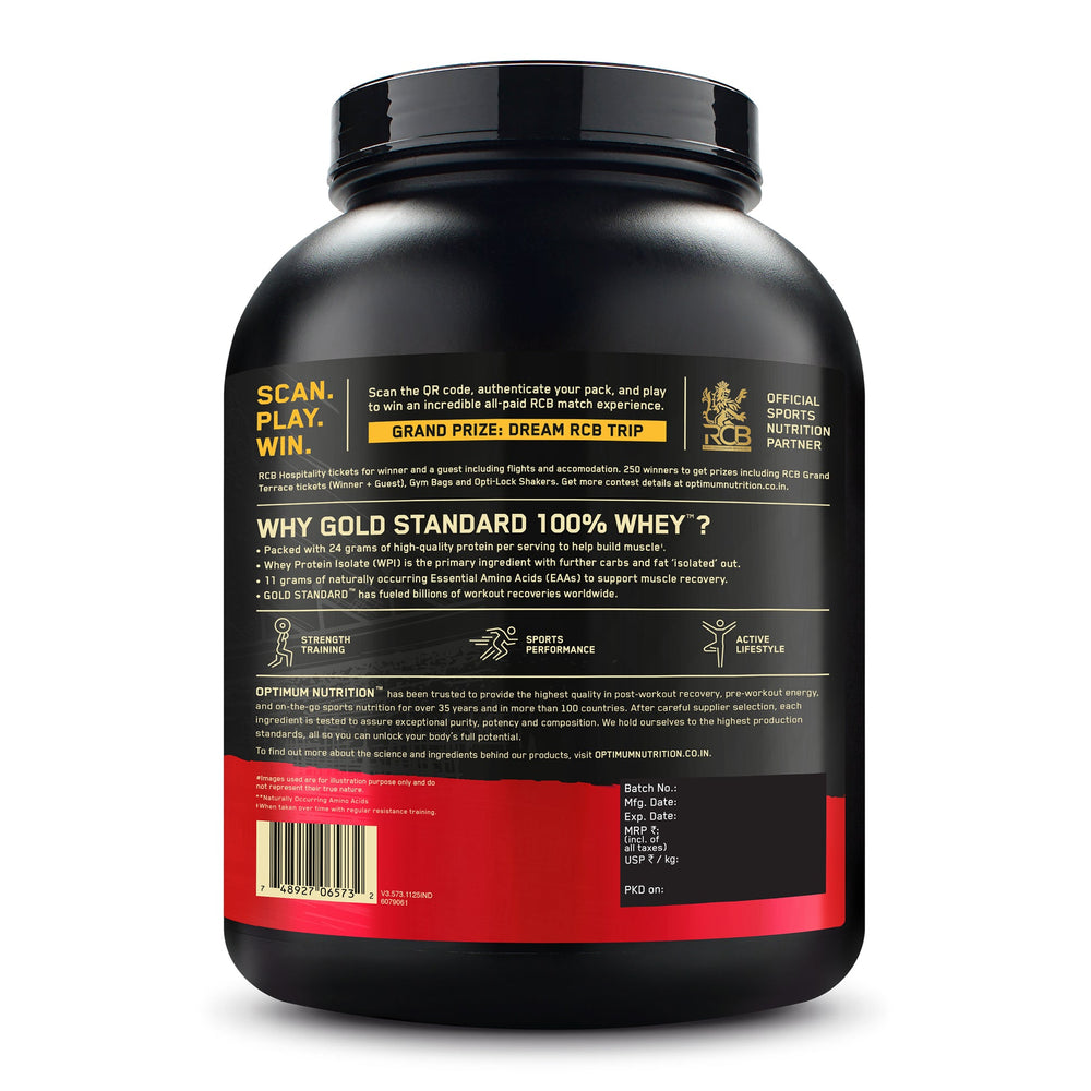 Optimum Nutrition Gold Standard 100% Whey, 5 lb