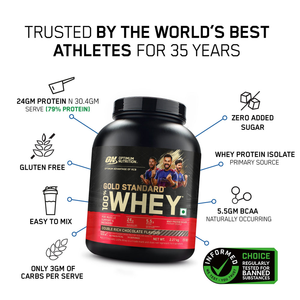 Optimum Nutrition Gold Standard 100% Whey, 5 lb
