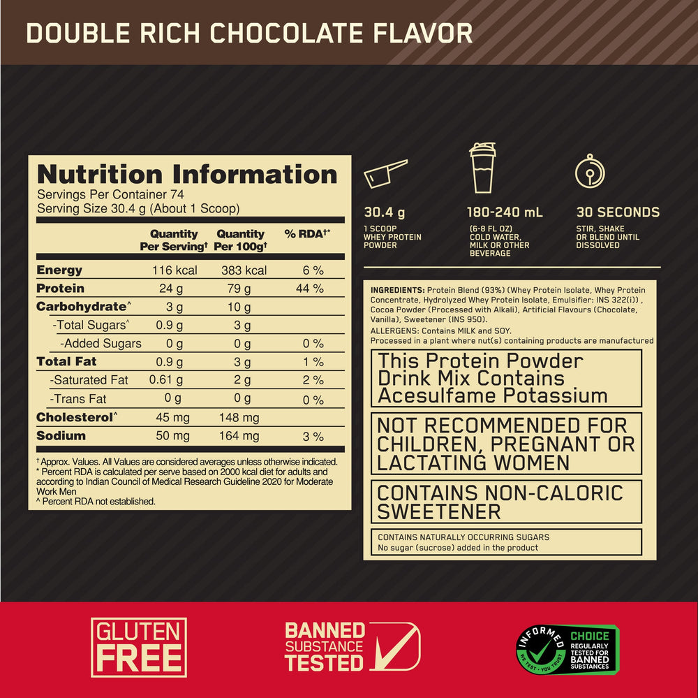 Optimum Nutrition Gold Standard 100% Whey, 5 lb