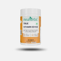 Neuherbs True Vitamin D3 + K2, 120 Tablets