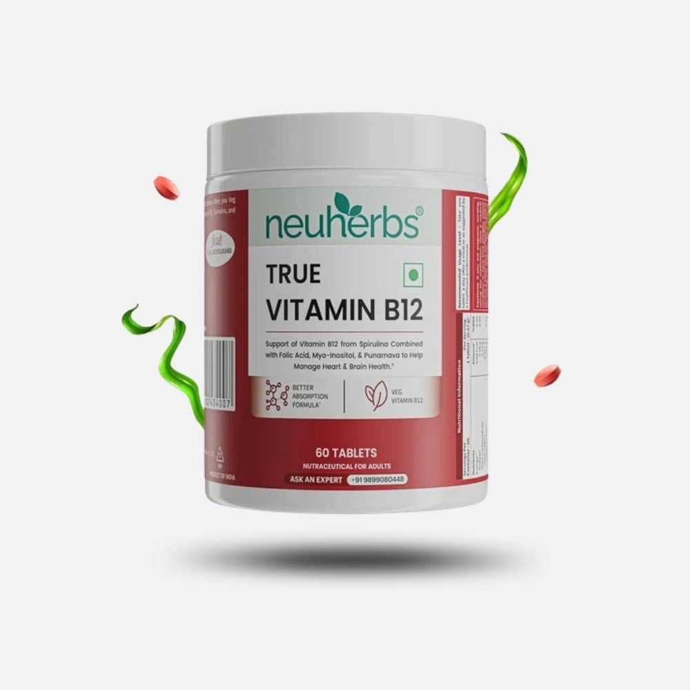 Neuherbs Plant-Based Vitamin B12, 60 Tablets