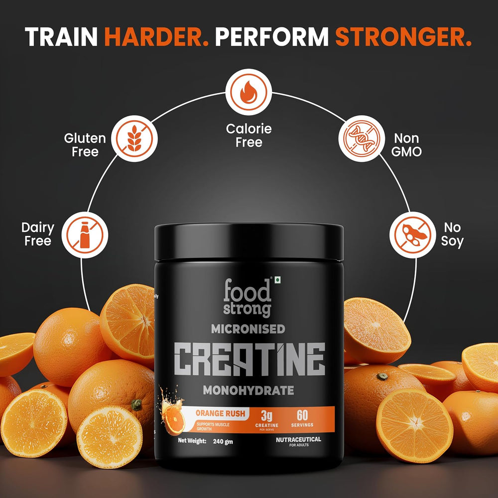 Food Strong Micronised Creatine Monohydrate - 316gm