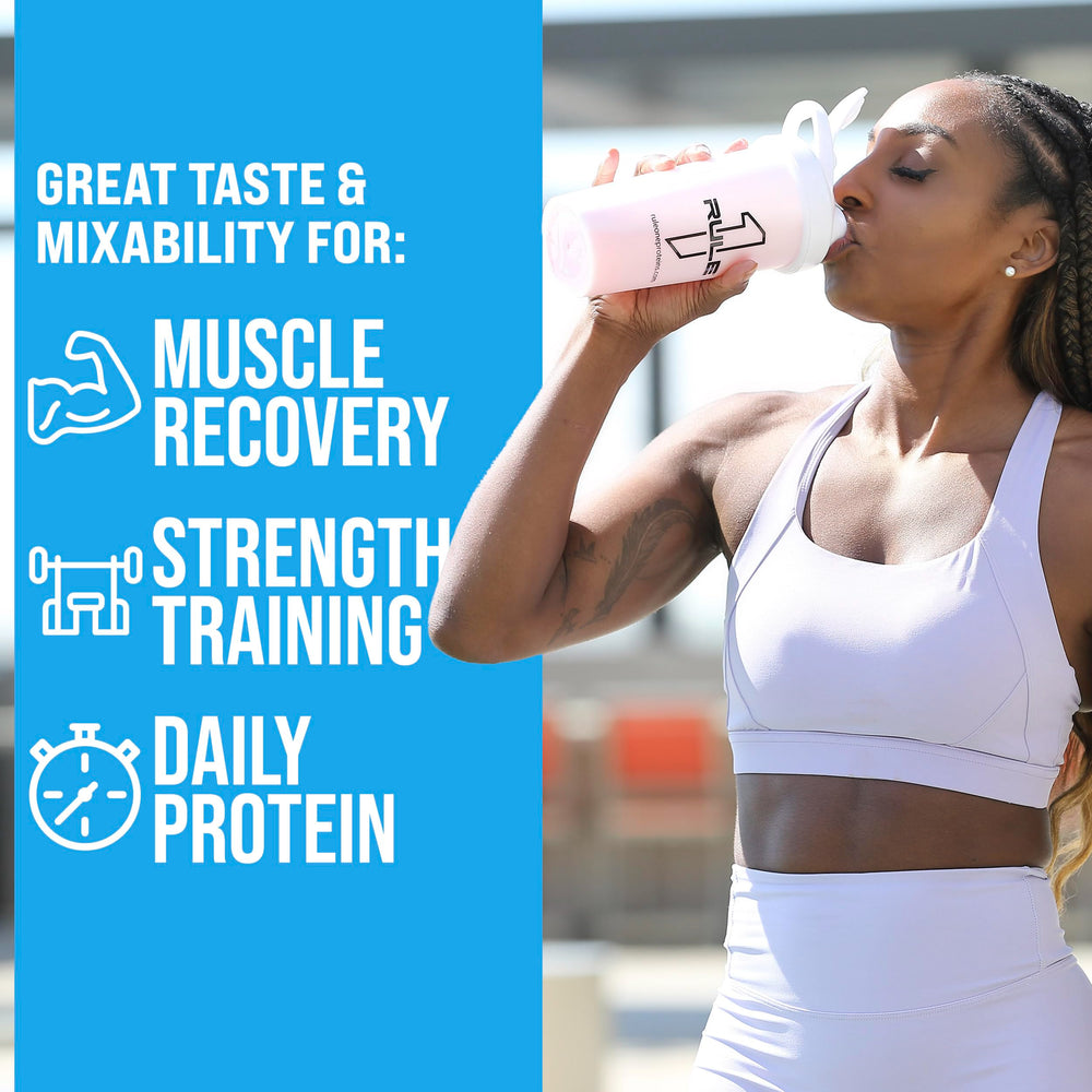Rule1 1 Whey Blend 100% Protein Powder Cookies & Cream | 24g Protein| 5.5g BCAAs| 68 Servings| 4.95 Lbs (2.24 kg)