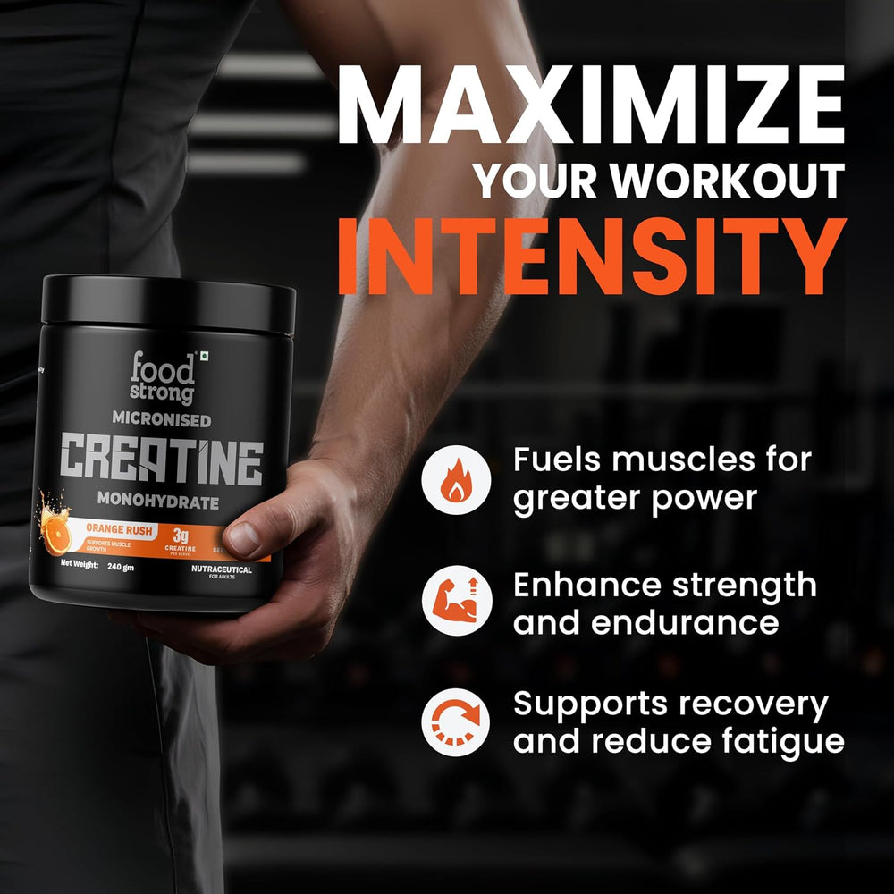 Food Strong Micronised Creatine Monohydrate - 316gm