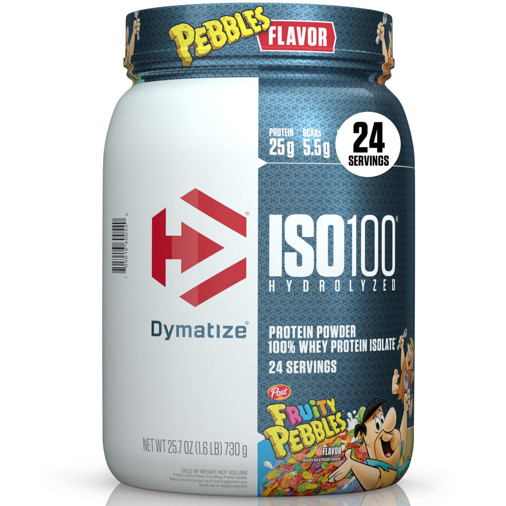 Dymatize x Fruity Pebbles ISO100 Whey Protein Powder Isolate (24 Servings)