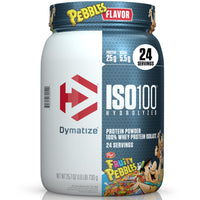 Dymatize x Fruity Pebbles ISO100 Whey Protein Powder Isolate (24 Servings)