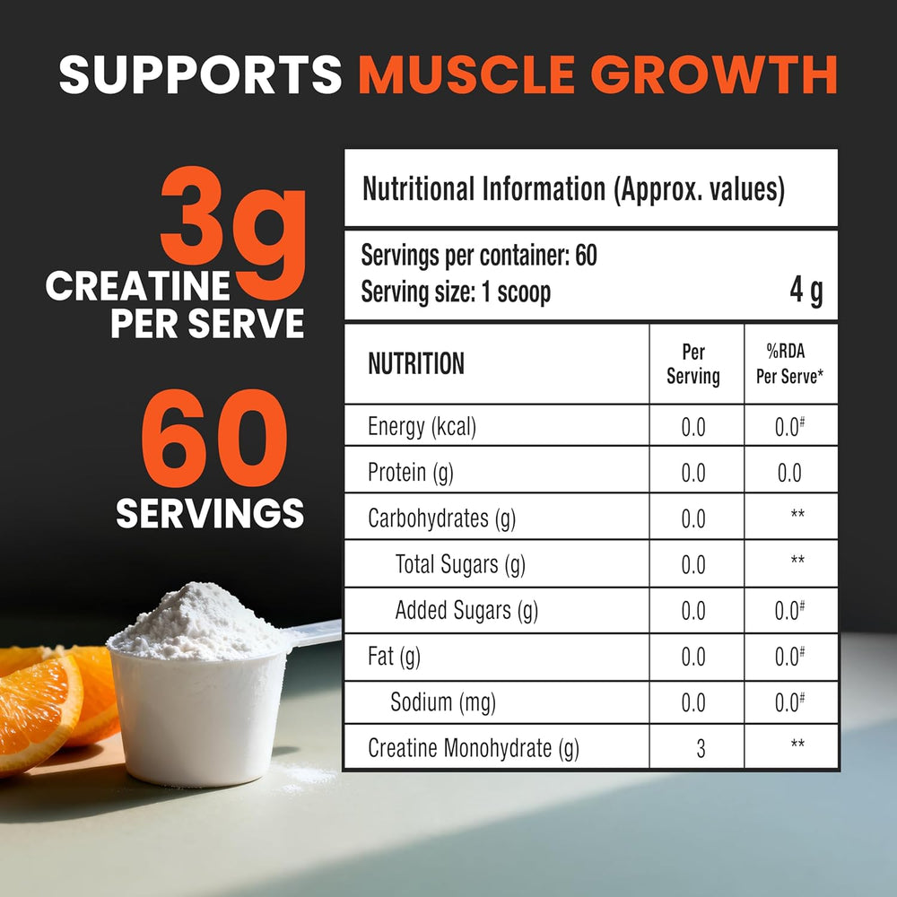 Food Strong Micronised Creatine Monohydrate - 316gm