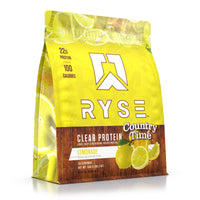 Ryse Clear Whey Isolate Protein Powder - 100 Calories, Zero Sugar, Zero Artificial Colors - 20 Servings Bag