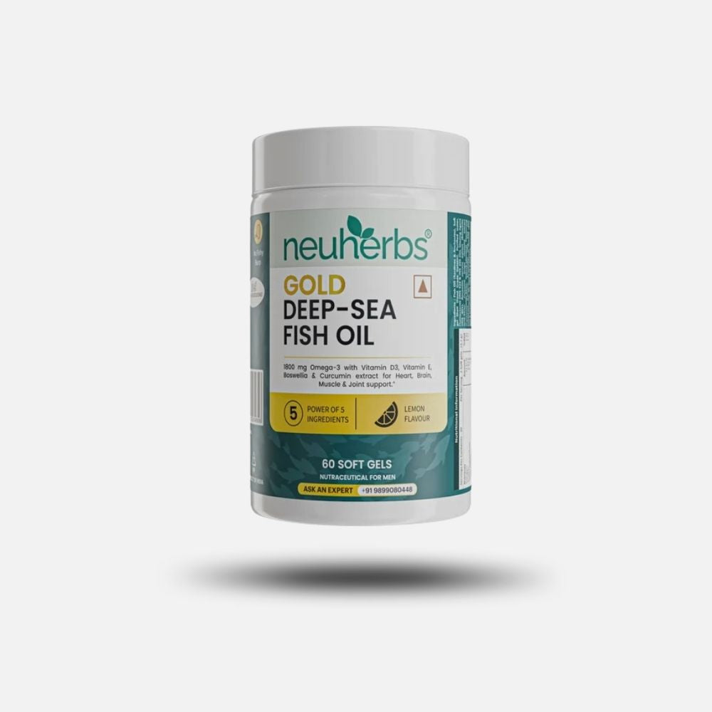 Neuherbs Gold Deep-Sea Fish Oil, 60 Softgels
