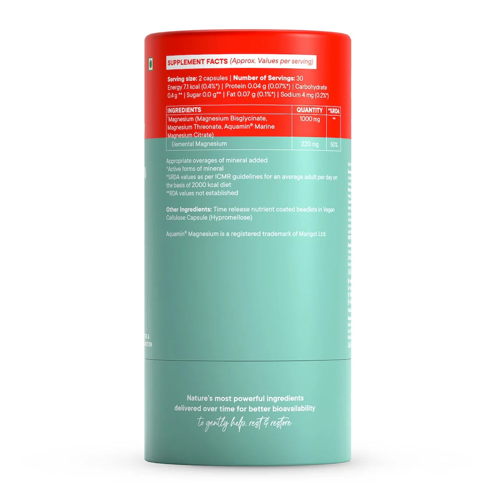 Magnesium Capsules for Sleep & Relaxation | Wellbeing Nutrition