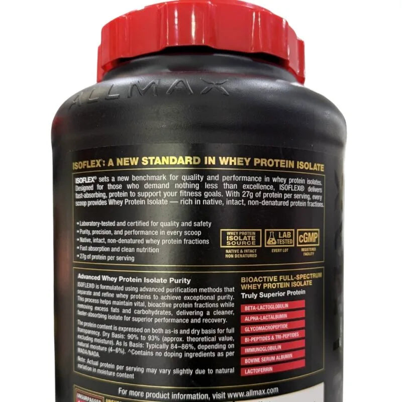 ALLMAX ISOFLEX Whey Protein Isolate