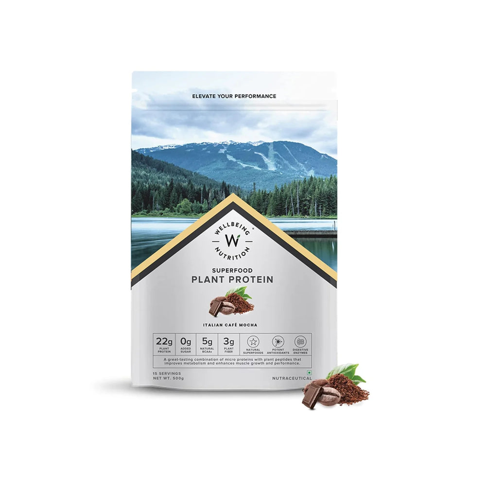 Wellbeing Nutrition Organic Vegan Plant Protein Isolate - (907 g)