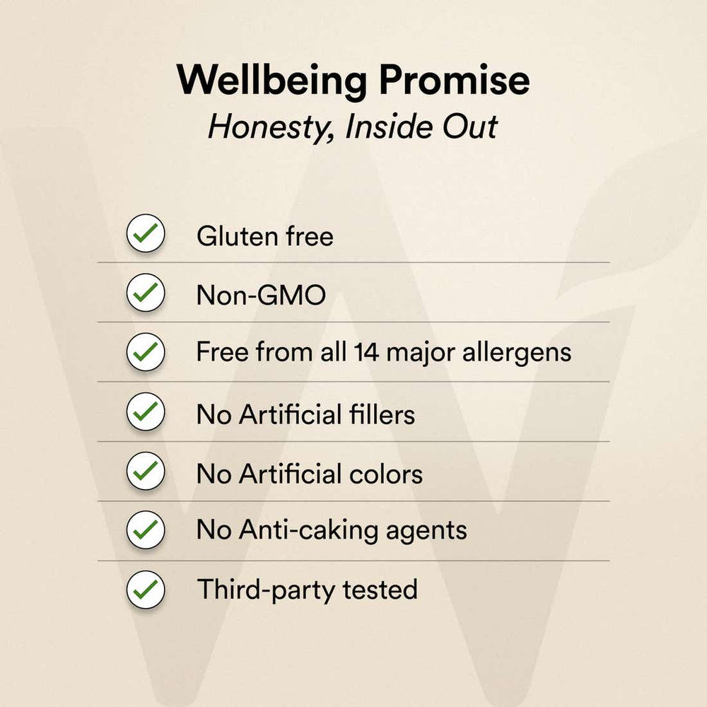 Wellbeing Nutrition Glow Collagen Peptides Reduces Pigmentation Tropical Bliss Flavor - 250g