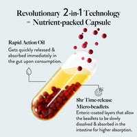 Wellbeing Nutrition Multi + Omega for Her Multivitamin Capsule for WomenVegan Omega-3 (60 Capsules)