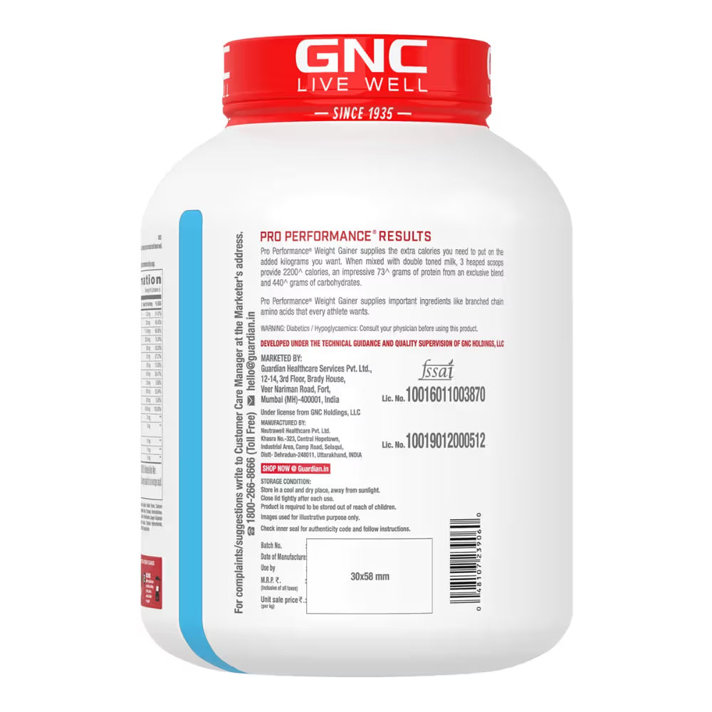 GNC Pro Performance Weight Gainer - Double Chocolate