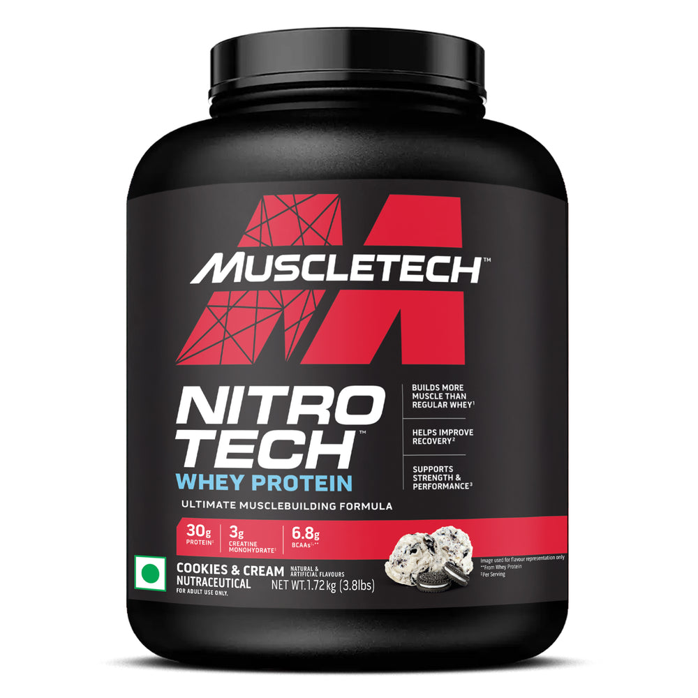 MuscleTech NitroTech Whey Protein - 1.72 kg (3.7 lb)