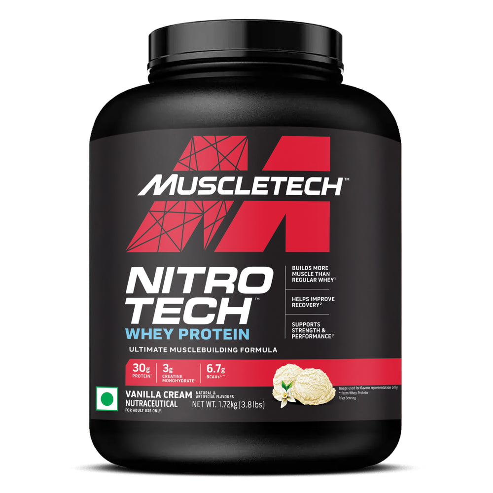 MuscleTech NitroTech Whey Protein - 1.72 kg (3.7 lb)