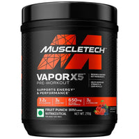 MuscleTech Vapor X5 Pre Workout Powder - 30 Servings, 270g