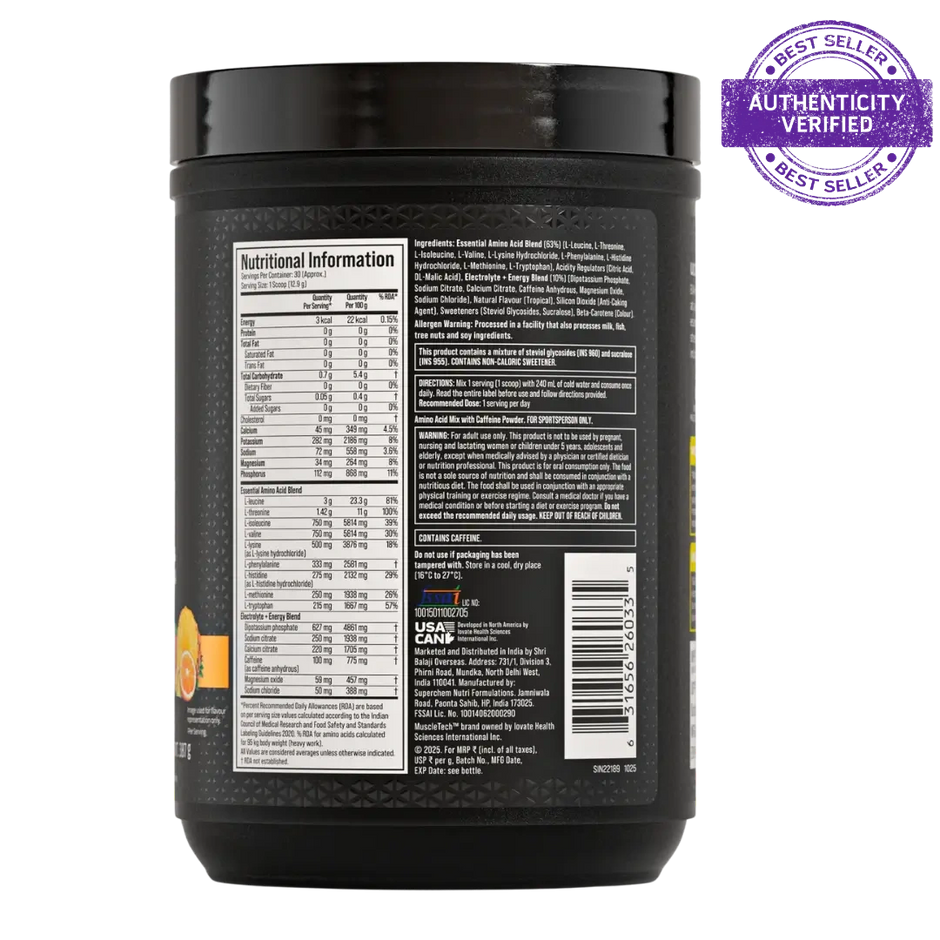 Muscletech EAA+ Energy 30 Servings
