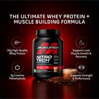 MuscleTech NitroTech Whey Protein - 1.72 kg (3.7 lb)