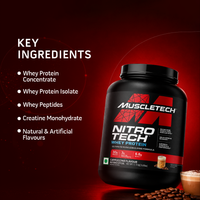 MuscleTech NitroTech Whey Protein - 1.72 kg (3.7 lb)