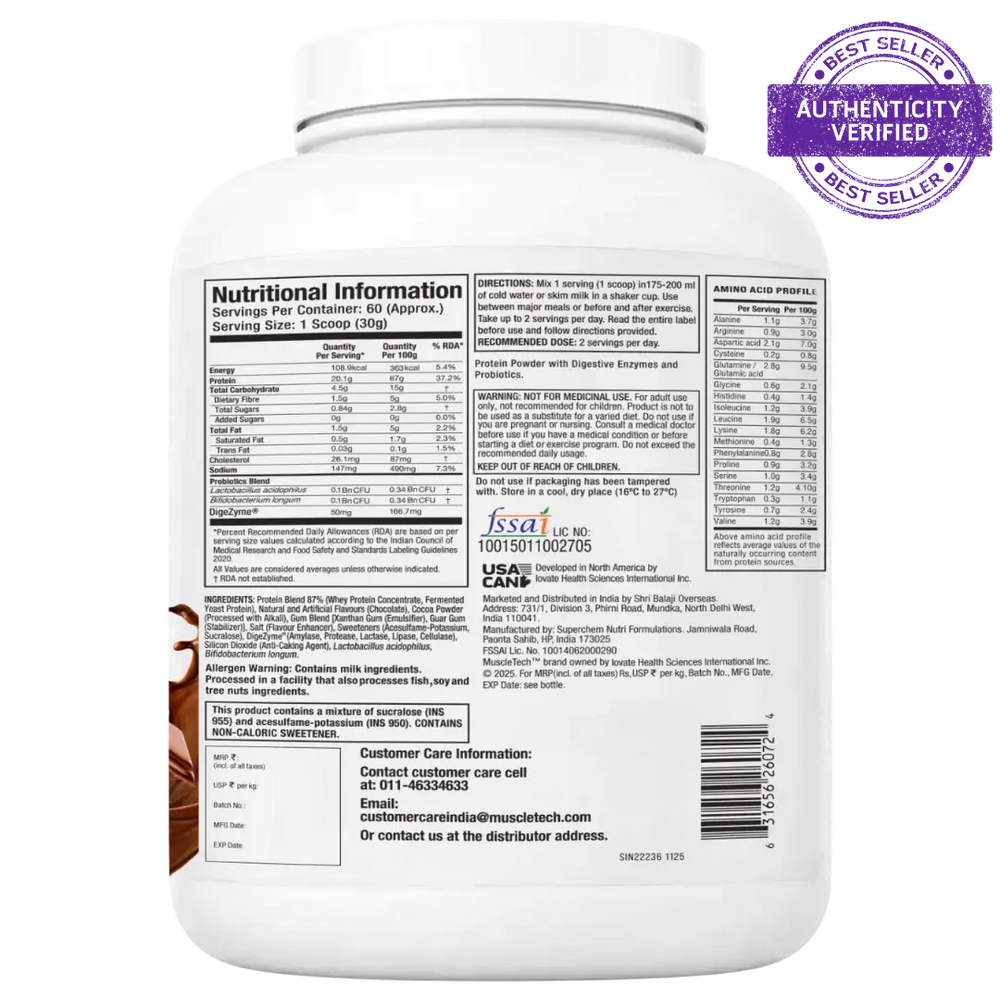 Muscletech™ Advanced Whey Protein+
