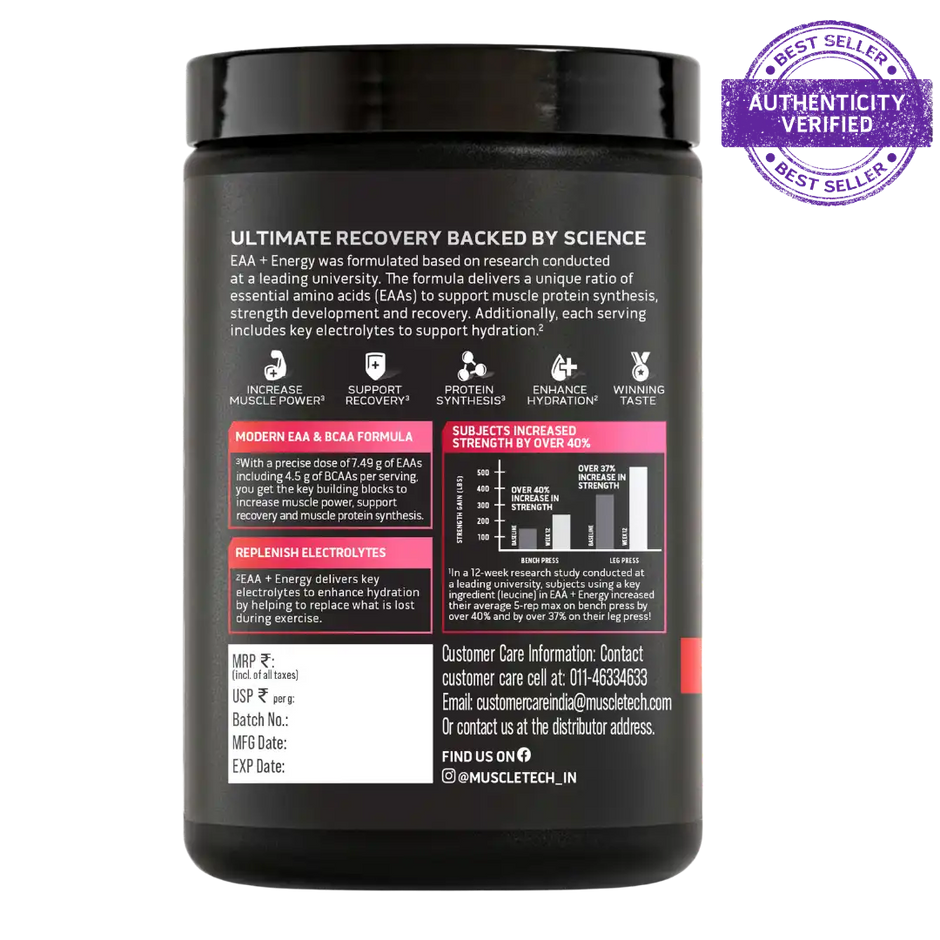 Muscletech EAA+ Energy 30 Servings