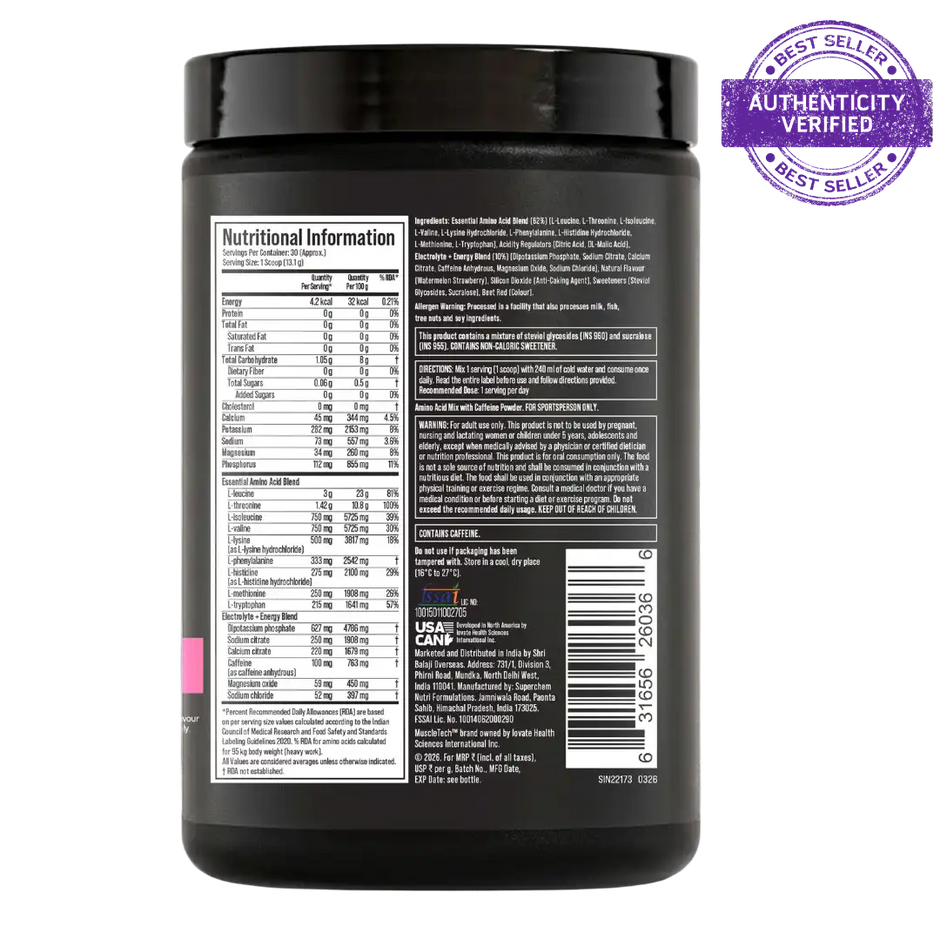 Muscletech EAA+ Energy 30 Servings