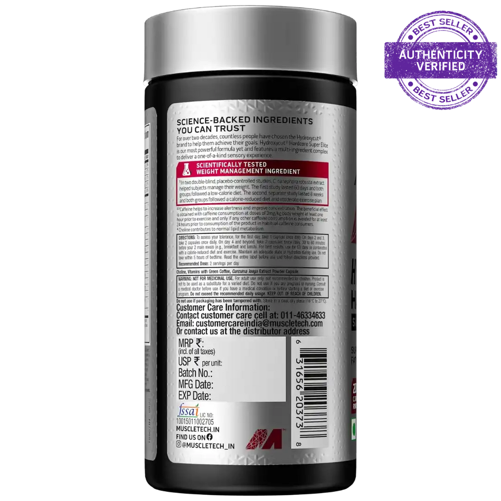 Muscletec Hydroxycut Hardcore Super Elite