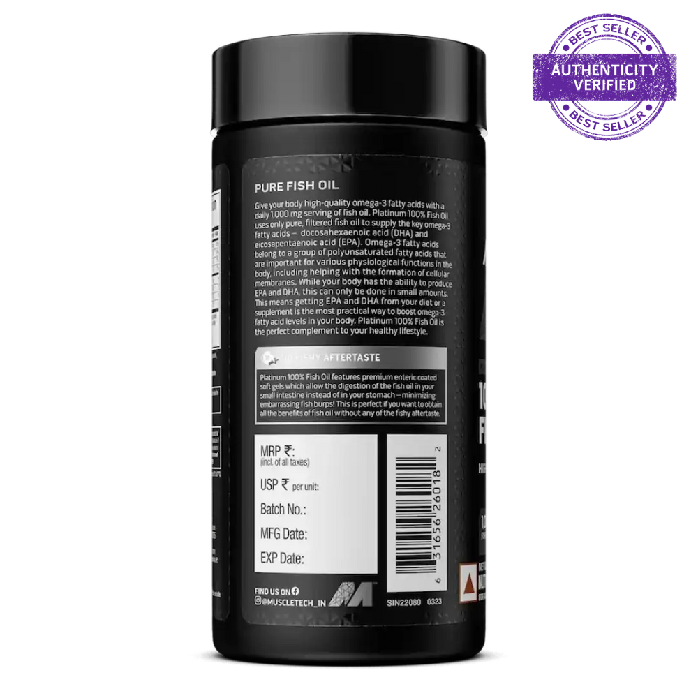 Muscletech™ Platinum Omega Fish Oil