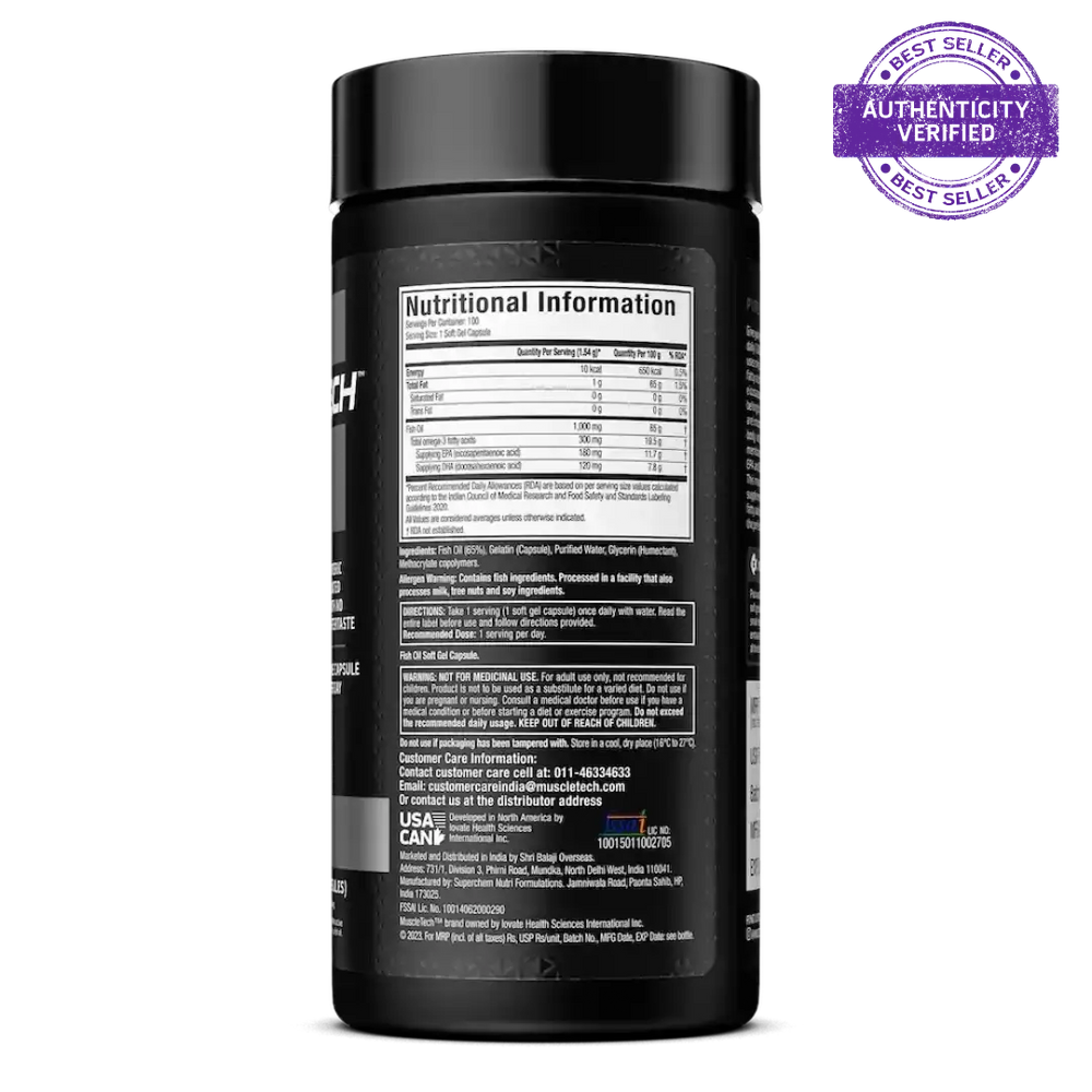 Muscletech™ Platinum Omega Fish Oil