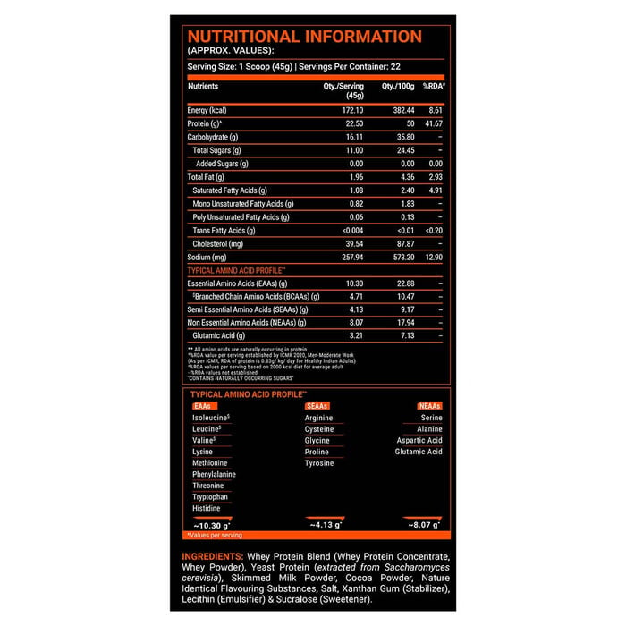 Fuel One Impact Whey Protein, 1 kg