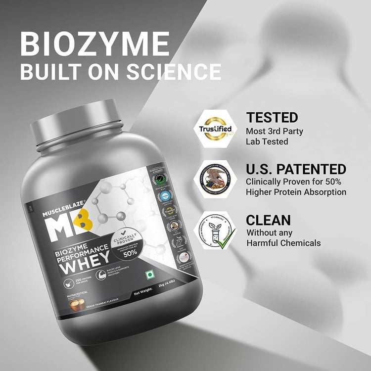 MuscleBlaze Biozyme Performance Whey