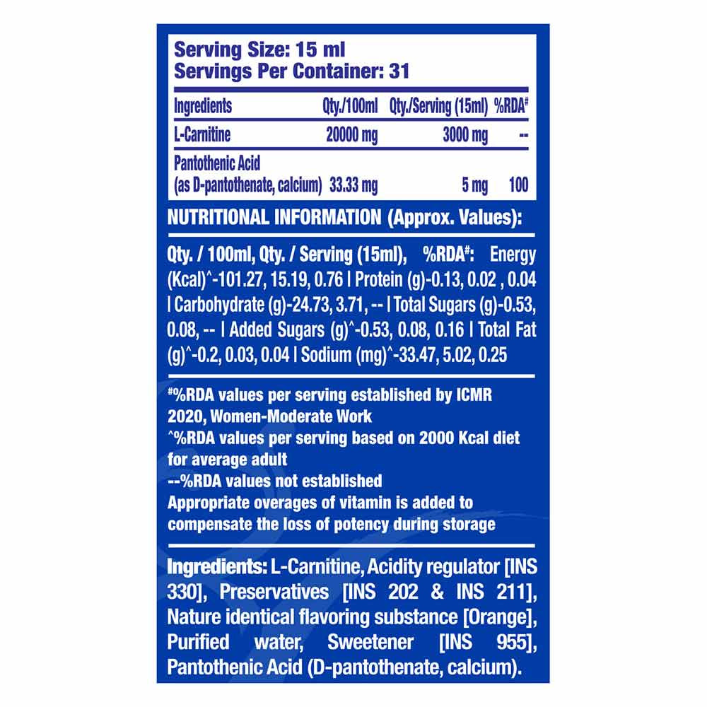 Ronnie Coleman L-Carnitine XS 3000 mg Liquid