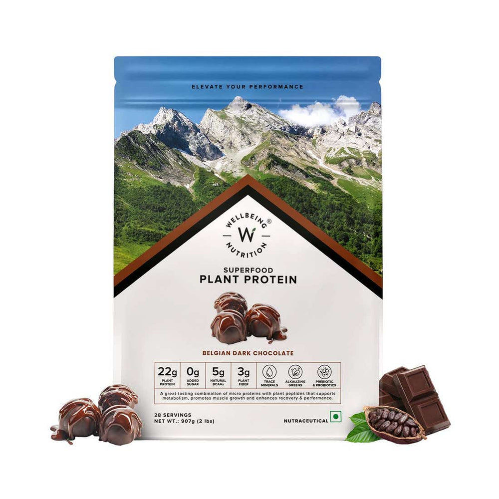 Wellbeing Nutrition Organic Vegan Plant Protein Isolate - (907 g)